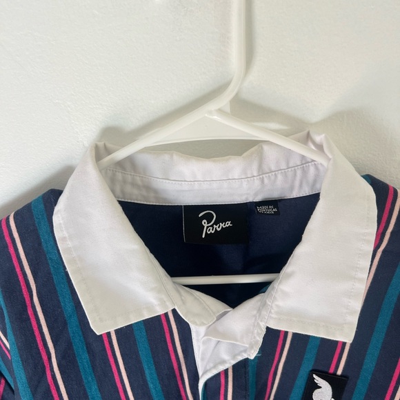 Parra ‘Racing Goose’ Rugby Shirt Men's Striped - Picture 2 of 2